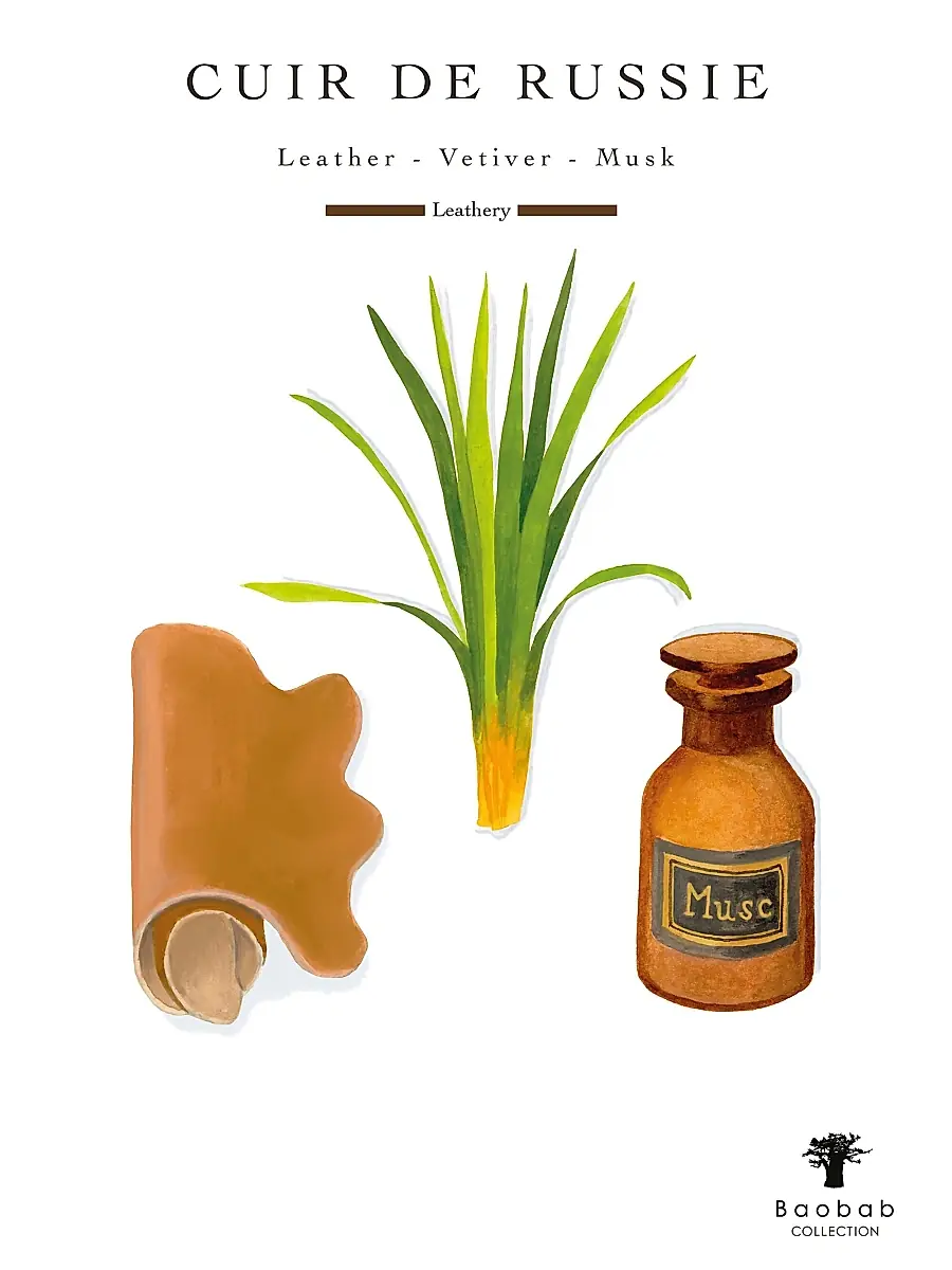 Baobab Les Prestigieuses Max 24 Cuir De Russie Candle | Thumbnail 6 Baobab Les Prestigieuses Max 24 Cuir De Russie Candle | Thumbnail 6