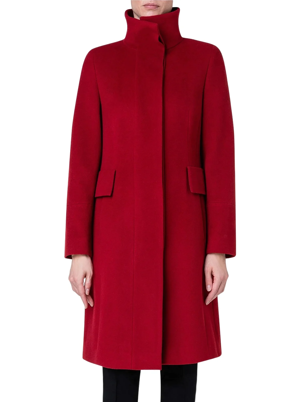 Women's Long Wool-Blend Coat Women's Long Wool-Blend Coat