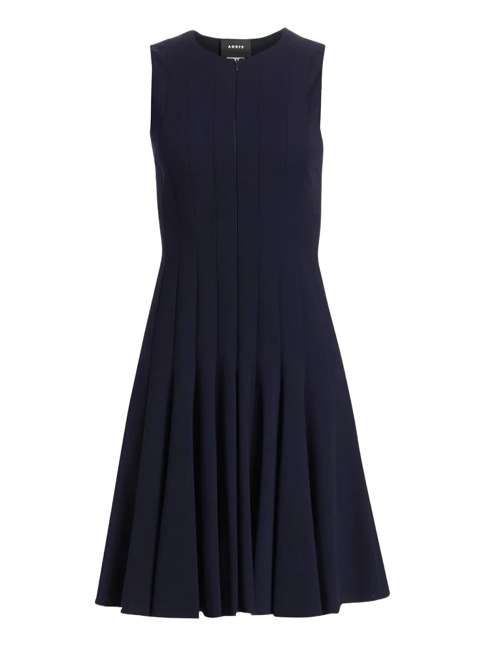 Women's Zipper-Accented Wool Dress Women's Zipper-Accented Wool Dress