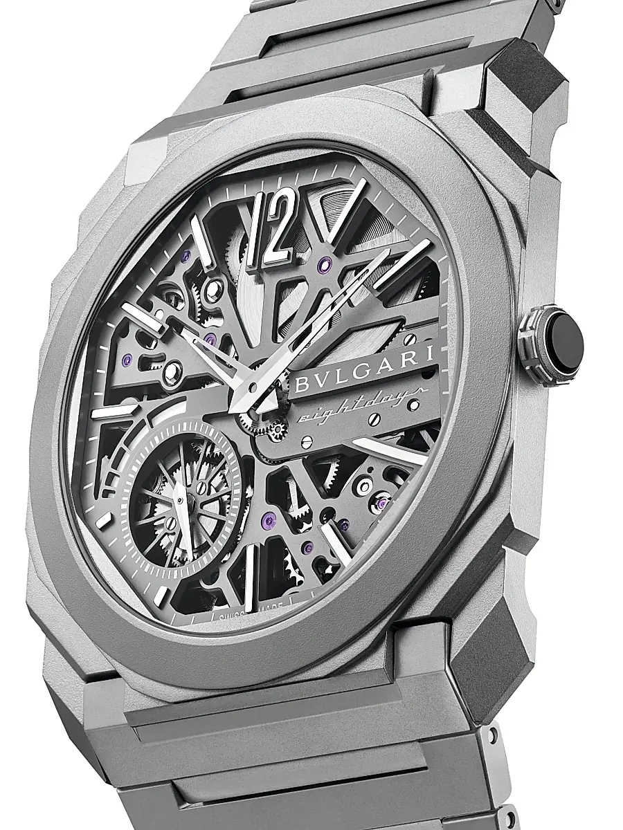 BVLGARI Men's Octo Finissimo Titanium Skeleton Watch - Titanium | Thumbnail 4 BVLGARI Men's Octo Finissimo Titanium Skeleton Watch - Titanium | Thumbnail 4