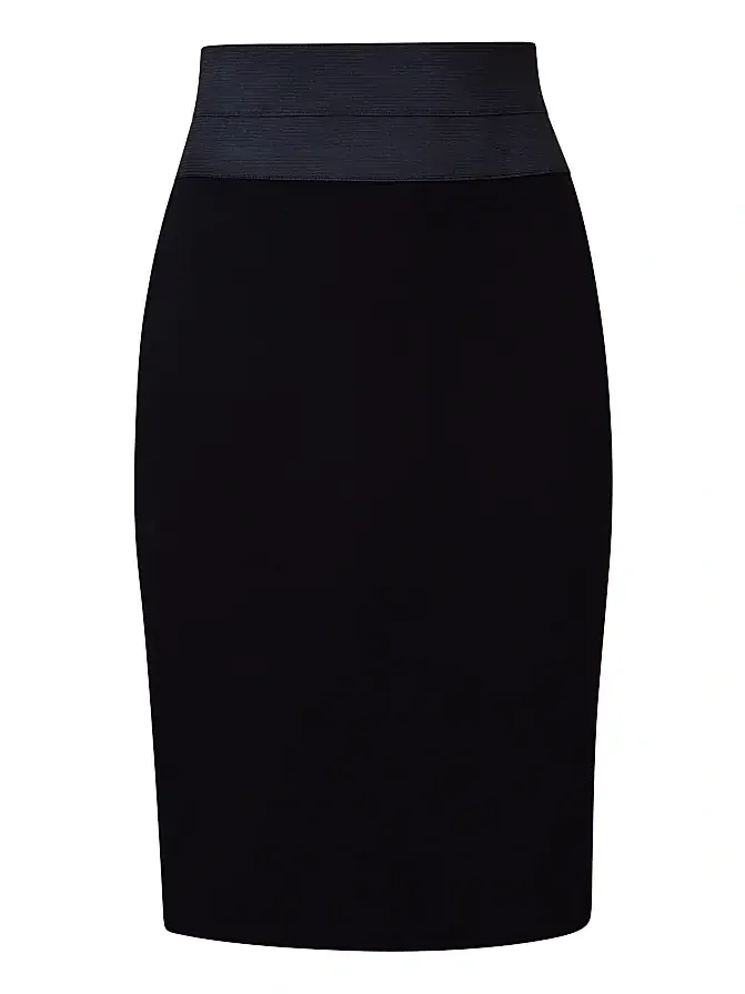 Women's Essentials High-Waist Pencil Skirt