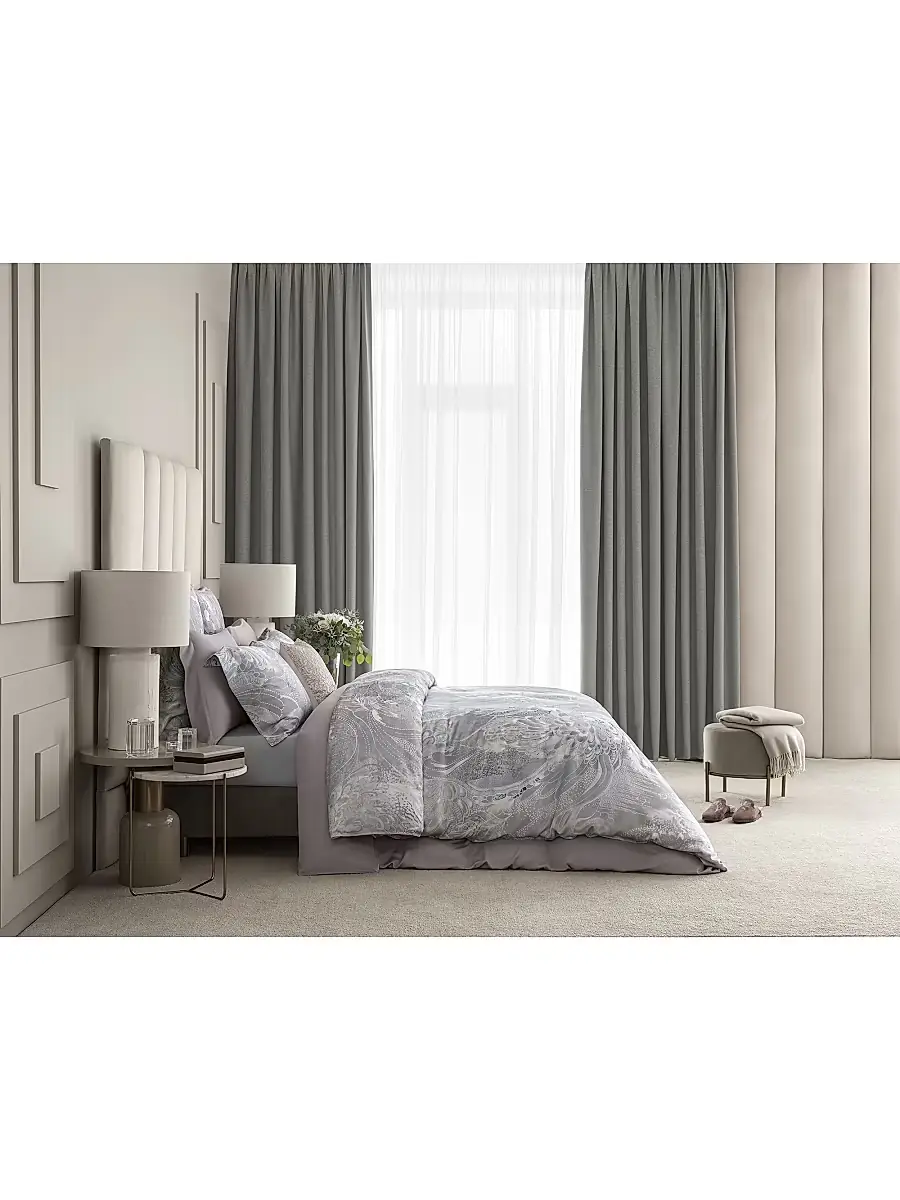 Togas Perla Duvet Cover & Sham Collection - Grey | Thumbnail 8