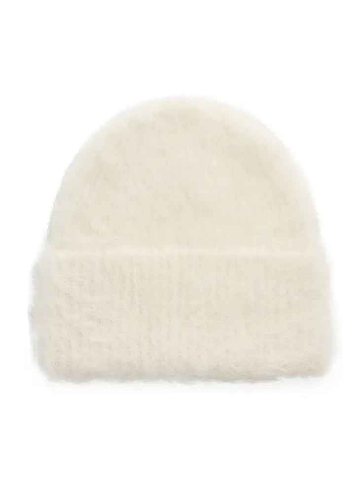 Women's Alpaca Rib-Knit Beanie