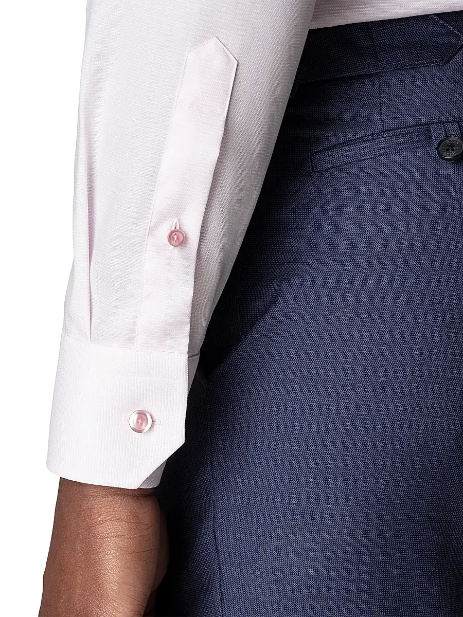 Eton Men's Contemporary-Fit Textured Solid Shirt | Thumbnail 5