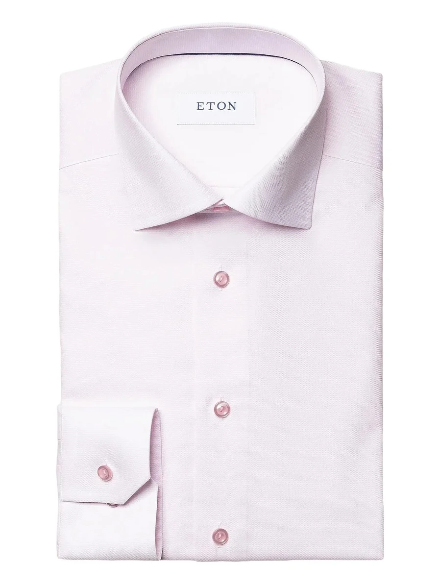 Men's Contemporary-Fit Textured Solid Shirt Men's Contemporary-Fit Textured Solid Shirt