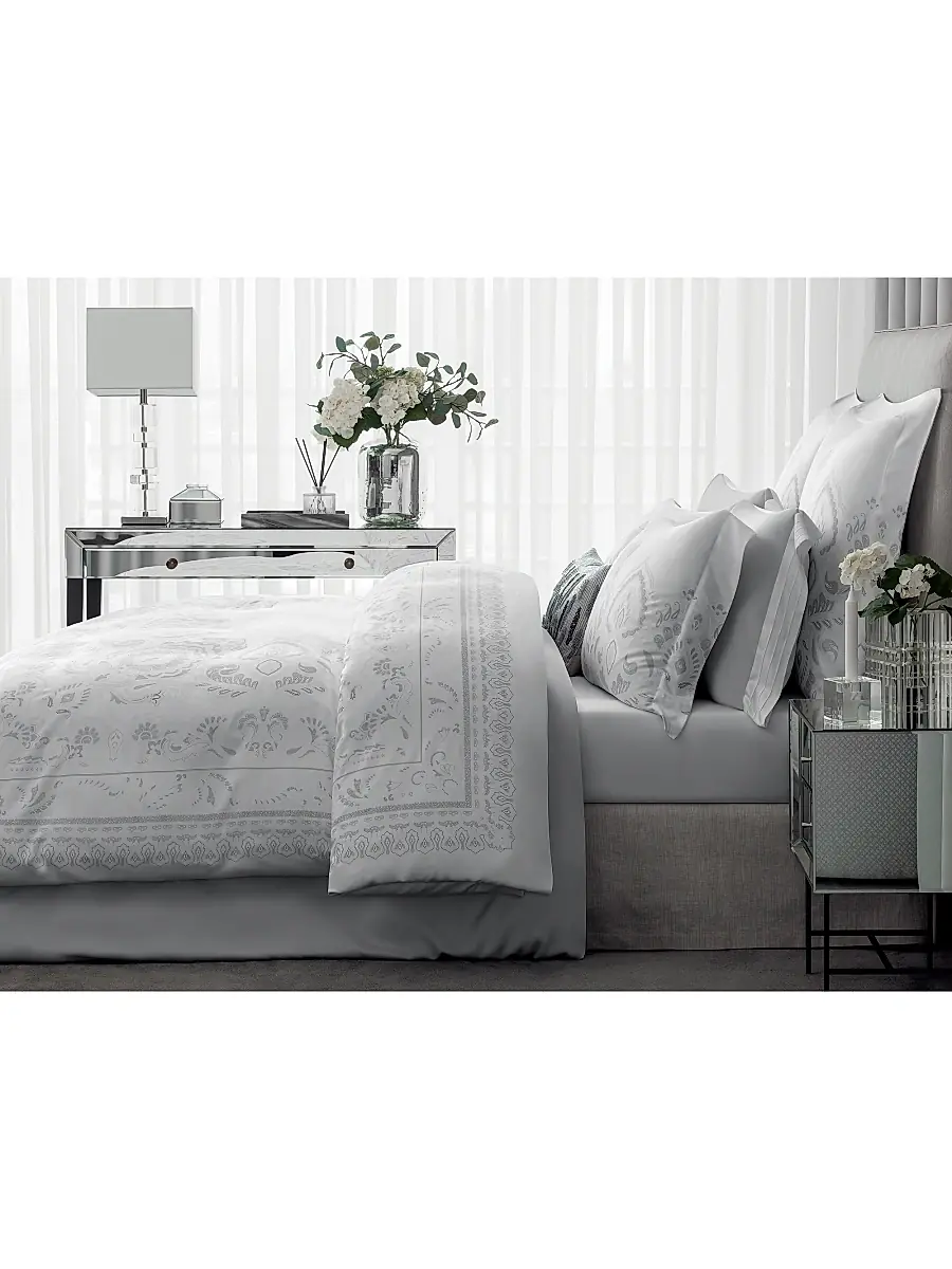Togas Anassa Duvet Cover & Sham Collection - White | Thumbnail 2