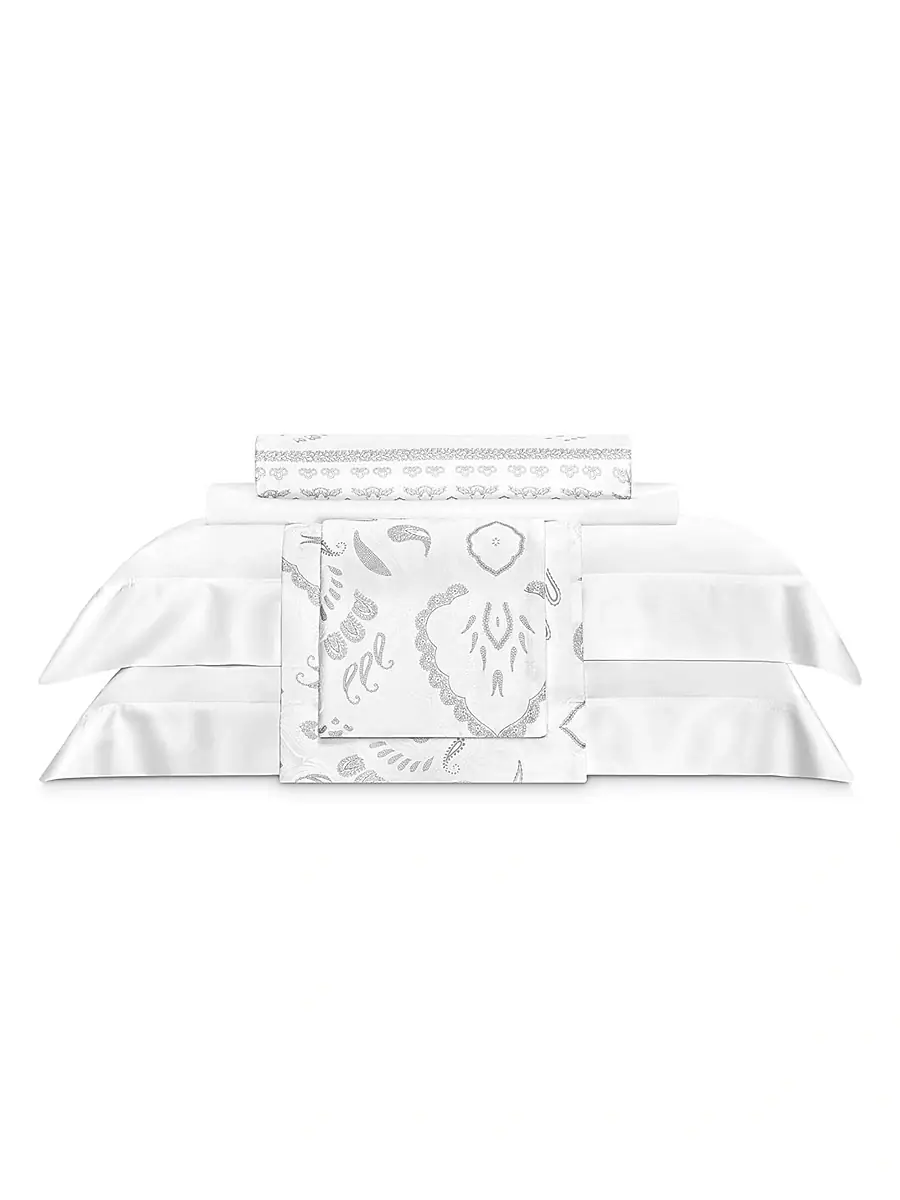 Togas Anassa Duvet Cover & Sham Collection - White | Thumbnail 6