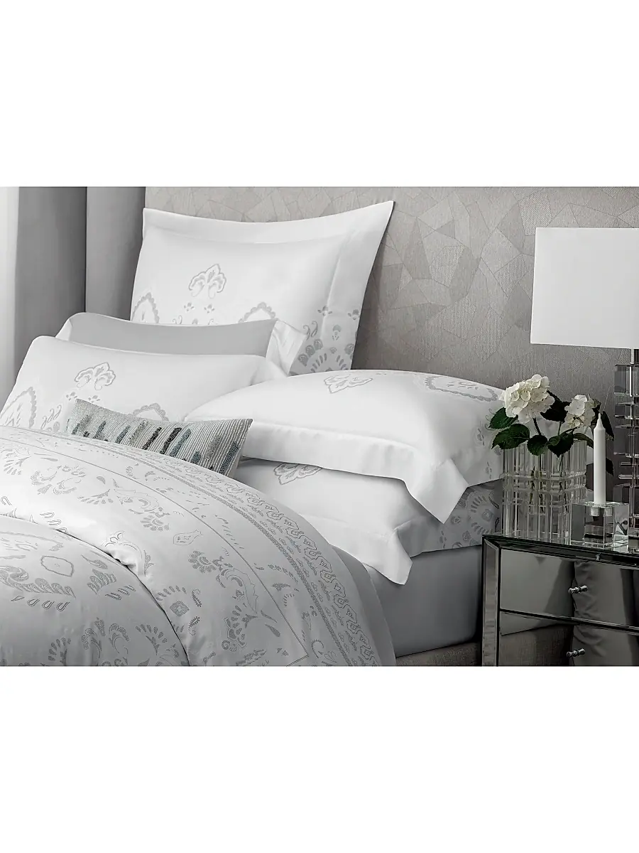 Togas Anassa Duvet Cover & Sham Collection - White | Thumbnail 7