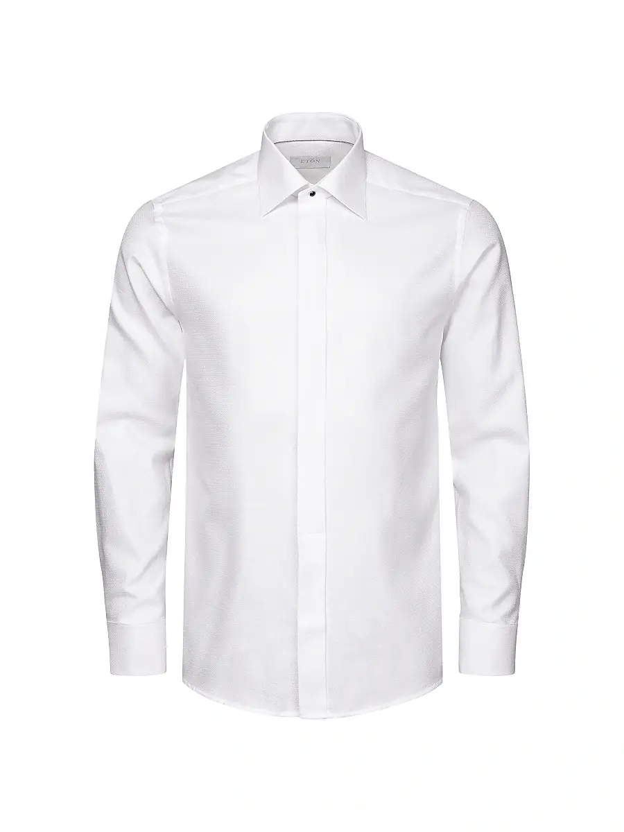 Eton Men's Contemporary-Fit Semi Solid Dobby Shirt | Thumbnail 2 Eton Men's Contemporary-Fit Semi Solid Dobby Shirt | Thumbnail 2