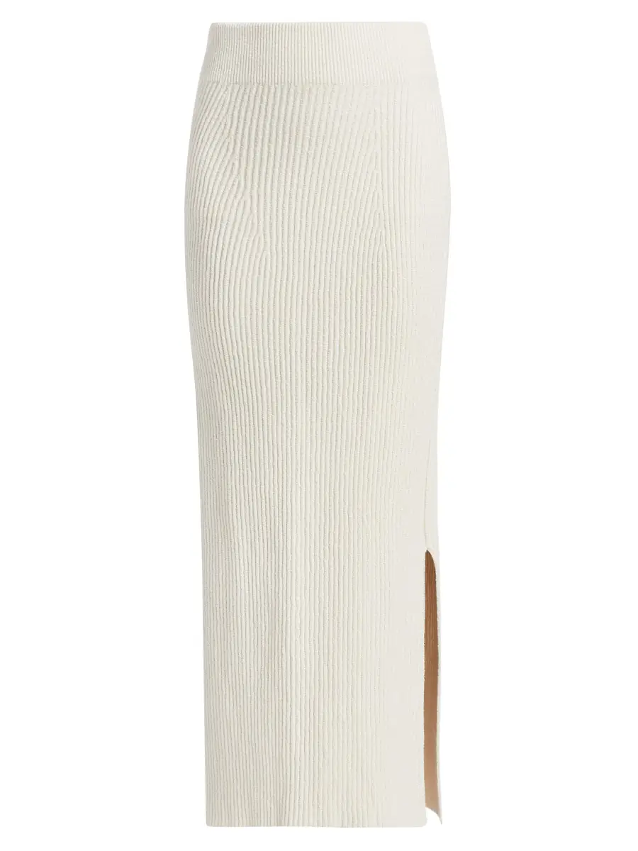 Toteme Women's Bouclé Knit Maxi Skirt - Ecru | Thumbnail 7 Toteme Women's Bouclé Knit Maxi Skirt - Ecru | Thumbnail 7
