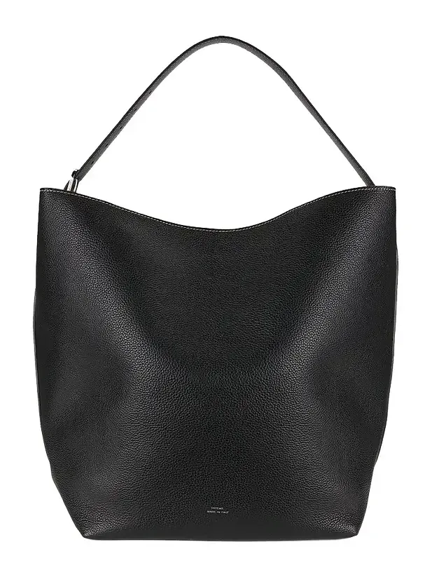 Women's Belted Leather Tote Bag