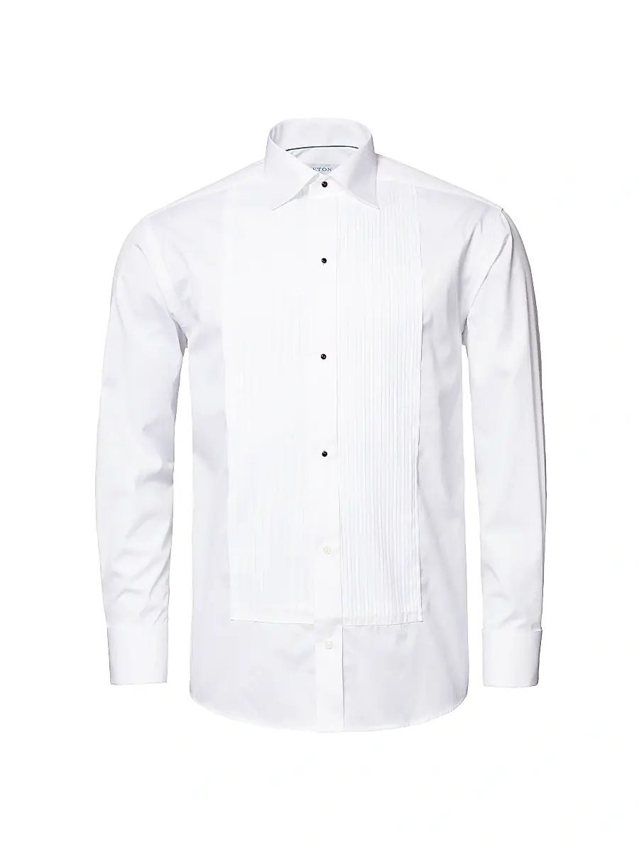 Eton Men's Classic-Fit Pleated Bib Formal Shirt | Thumbnail 6 Eton Men's Classic-Fit Pleated Bib Formal Shirt | Thumbnail 6
