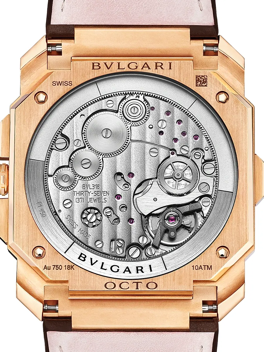 BVLGARI Men's Octo Finissimo 18K Rose Gold & Alligator Leather Chronograph Watch - Brown | Thumbnail 5 BVLGARI Men's Octo Finissimo 18K Rose Gold & Alligator Leather Chronograph Watch - Brown | Thumbnail 5