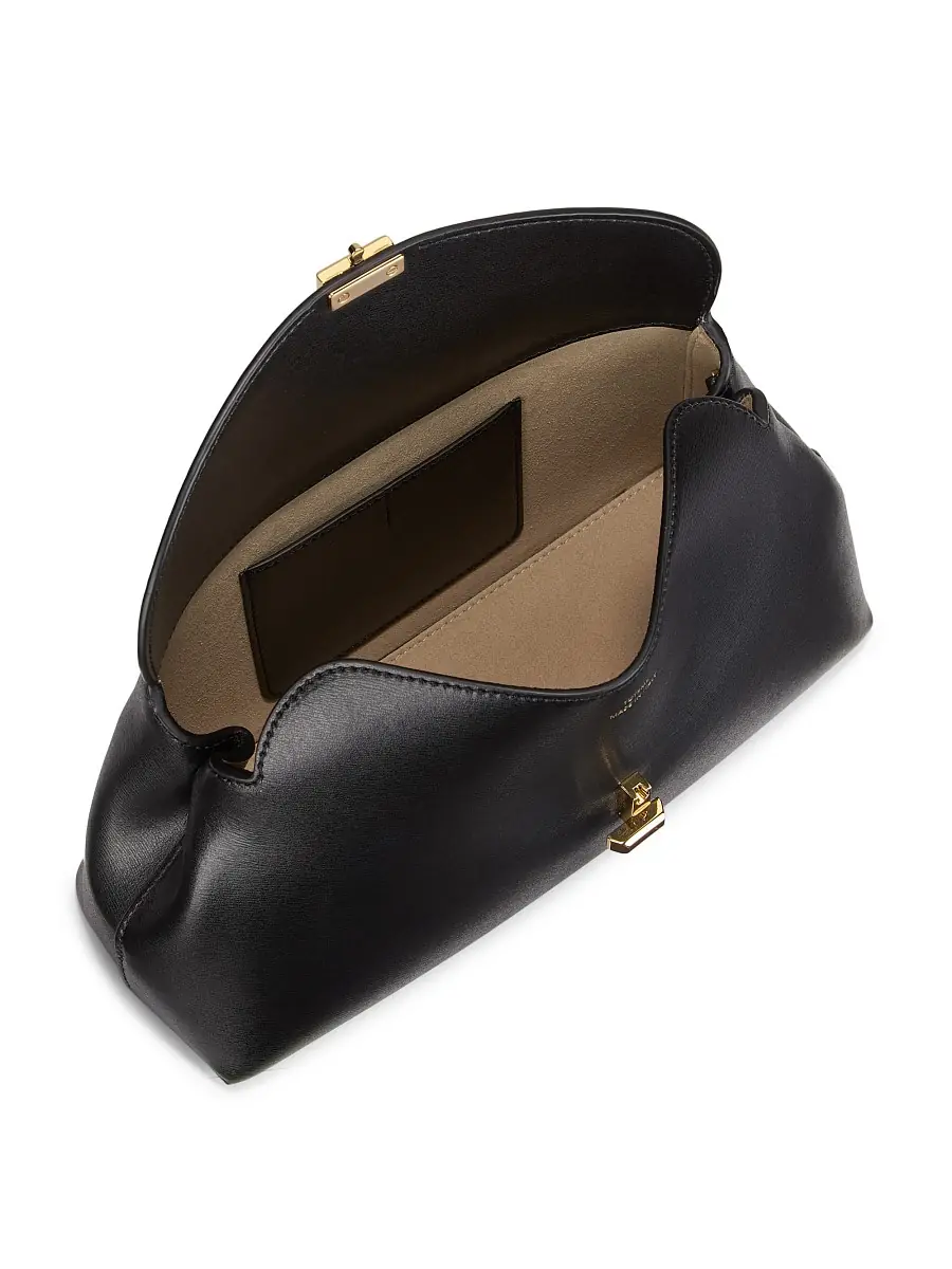 TOTEME Women's T-Lock Convertible Leather Clutch | Thumbnail 3 TOTEME Women's T-Lock Convertible Leather Clutch | Thumbnail 3