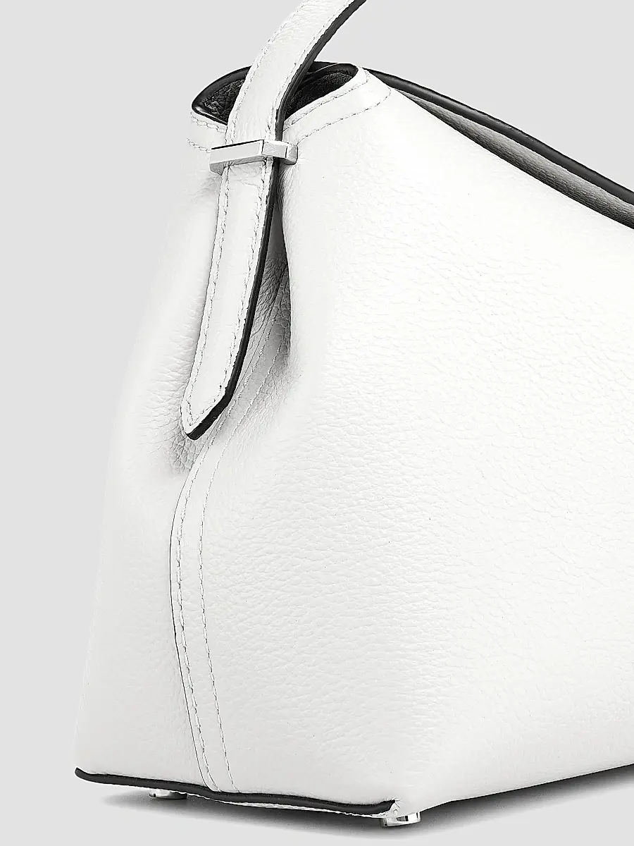 Toteme Women's T-Lock Leather Top-Handle Bag - Shark | Thumbnail 19 Toteme Women's T-Lock Leather Top-Handle Bag - Shark | Thumbnail 19