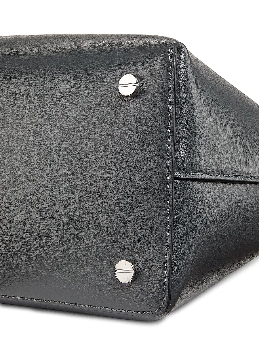 Toteme Women's T-Lock Leather Top-Handle Bag - Shark | Thumbnail 7 Toteme Women's T-Lock Leather Top-Handle Bag - Shark | Thumbnail 7