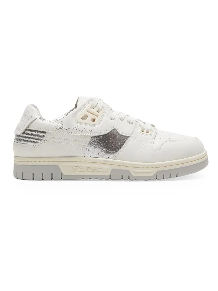 Acne Studios Men's Leather Low-Top Sneakers - White | Thumbnail 3 Acne Studios Men's Leather Low-Top Sneakers - White | Thumbnail 3
