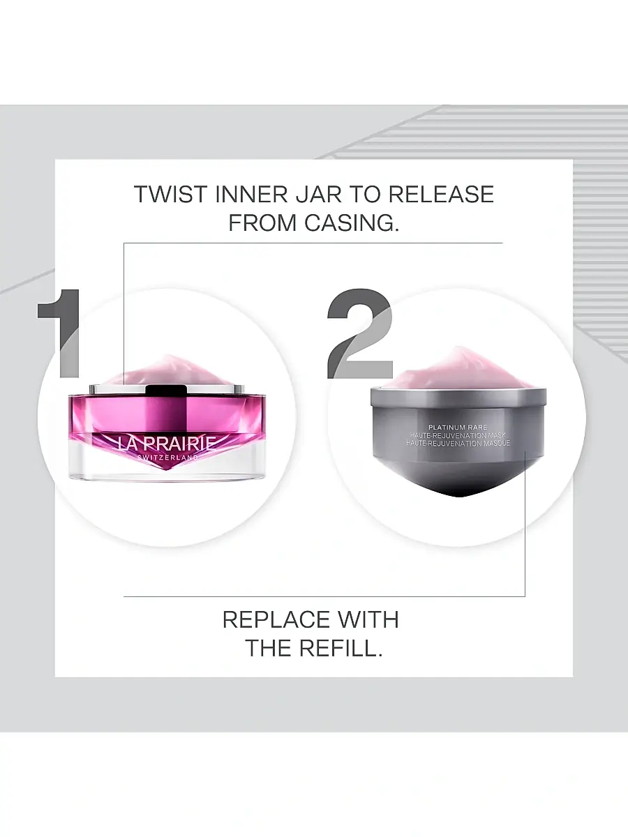 La Prairie Women's Platinum Rare Haute-Rejuvenation Intensive Treatment Mask Refill 2-Piece Set | Thumbnail 6 La Prairie Women's Platinum Rare Haute-Rejuvenation Intensive Treatment Mask Refill 2-Piece Set | Thumbnail 6