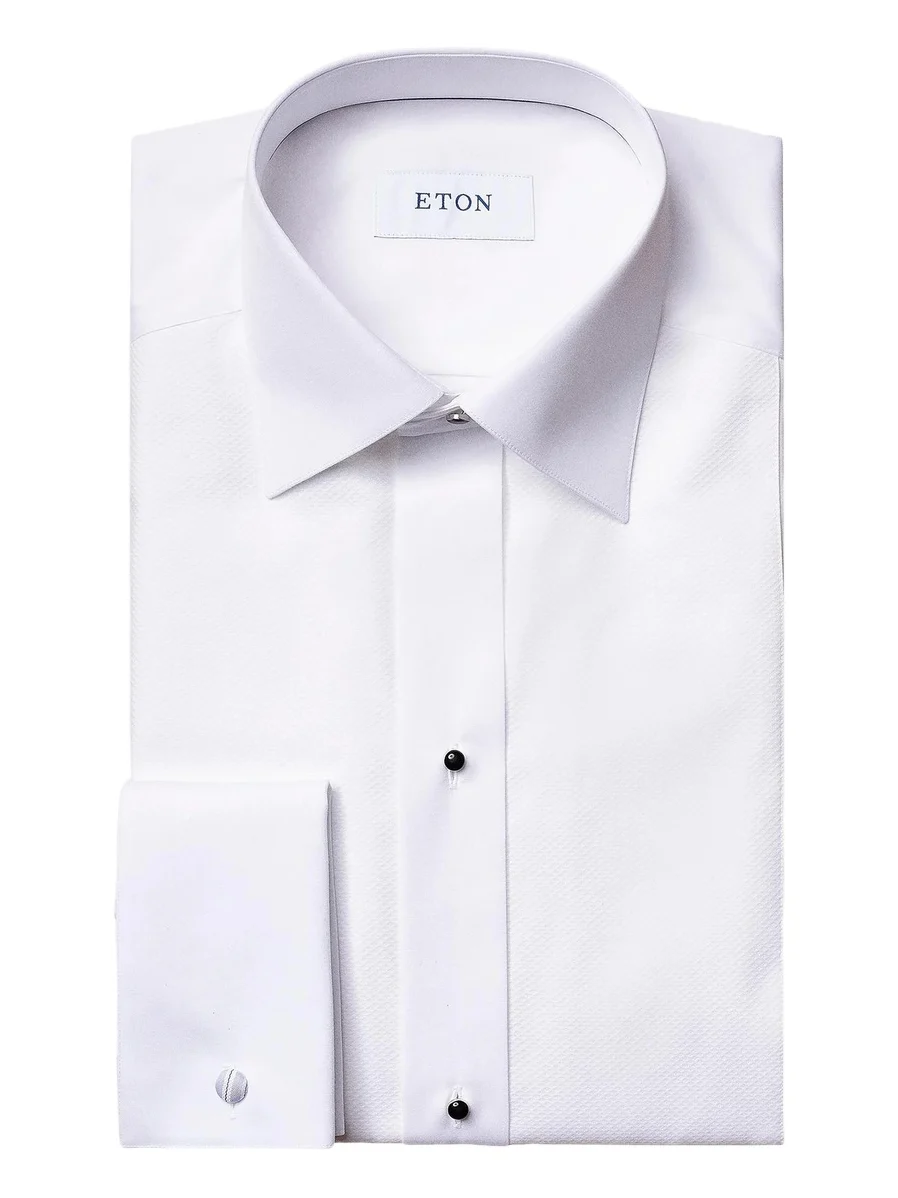 Eton Men's Slim-Fit Pique Formal Shirt