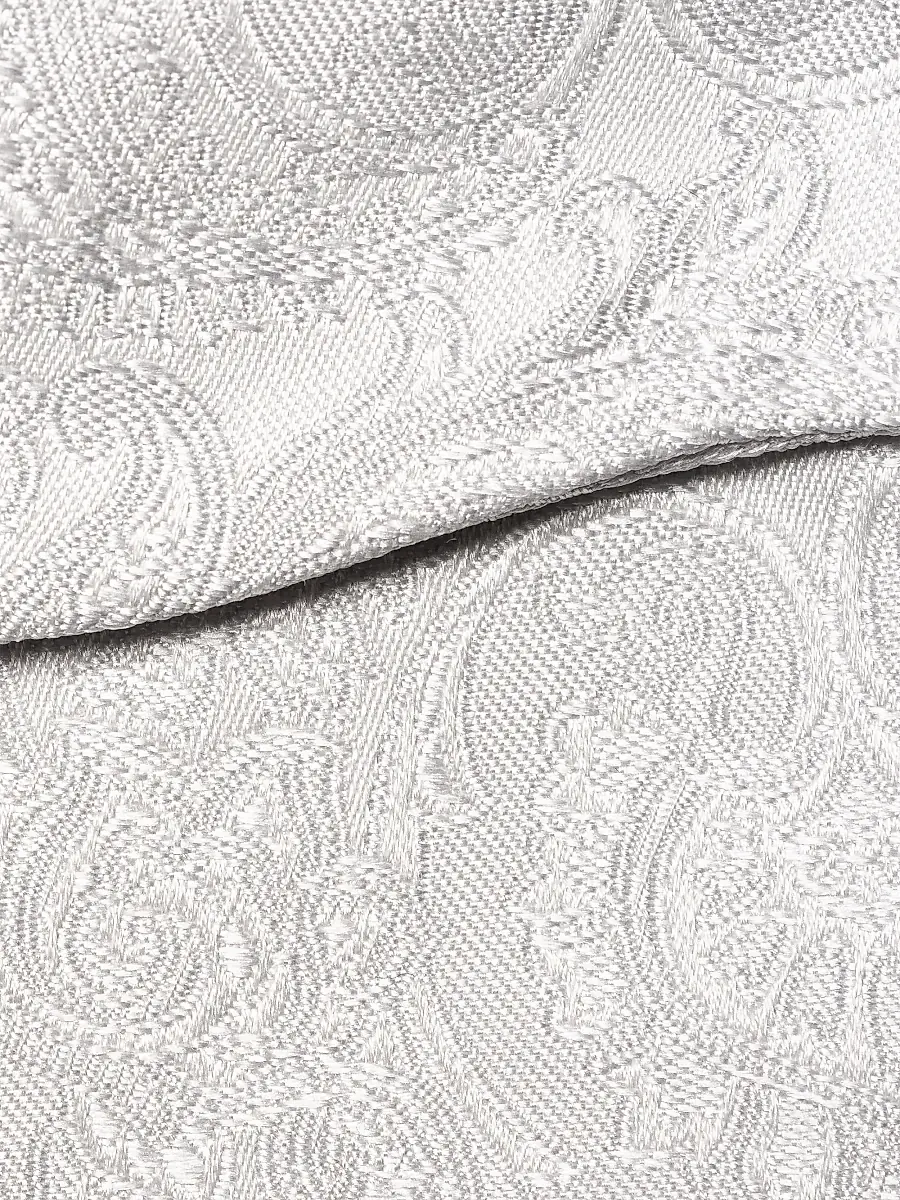 Eton Men's Paisley Silk Bowtie - Grey | Thumbnail 3 Eton Men's Paisley Silk Bowtie - Grey | Thumbnail 3