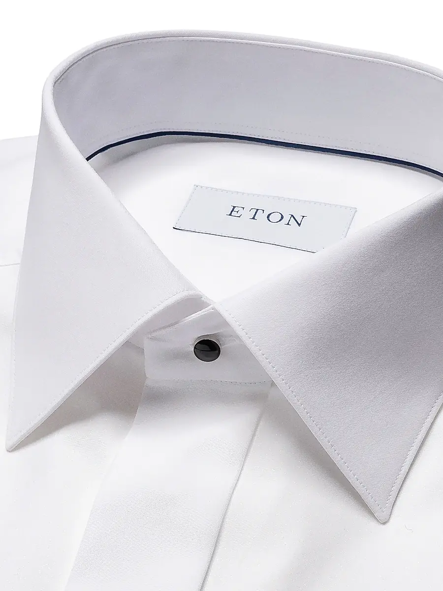 Eton Men's Contemporary French Cuff Shirt - White | Thumbnail 2 Eton Men's Contemporary French Cuff Shirt - White | Thumbnail 2