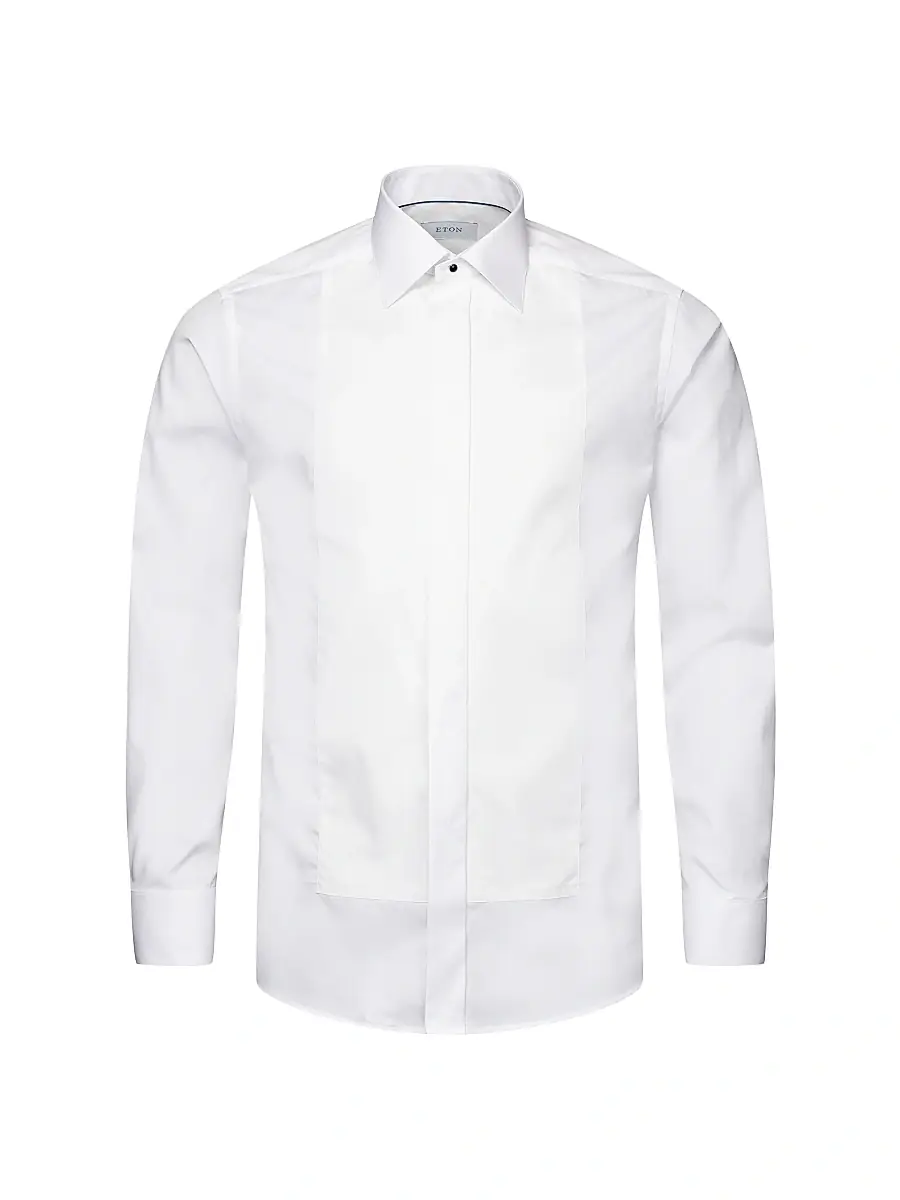 Eton Men's Contemporary French Cuff Shirt - White | Thumbnail 3 Eton Men's Contemporary French Cuff Shirt - White | Thumbnail 3