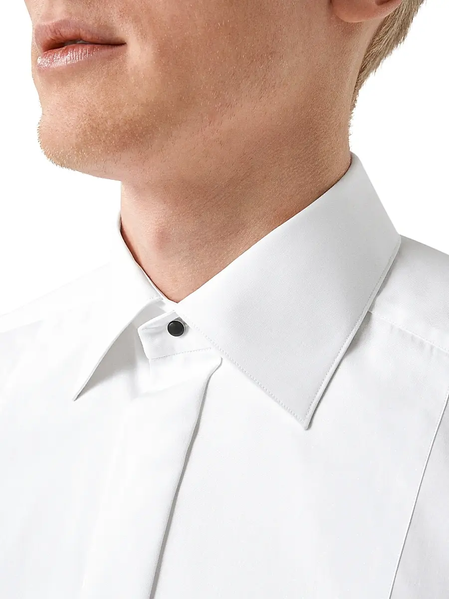 Eton Men's Contemporary French Cuff Shirt - White | Thumbnail 6 Eton Men's Contemporary French Cuff Shirt - White | Thumbnail 6
