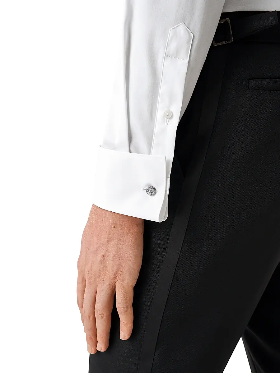 Eton Men's Contemporary French Cuff Shirt - White | Thumbnail 7 Eton Men's Contemporary French Cuff Shirt - White | Thumbnail 7