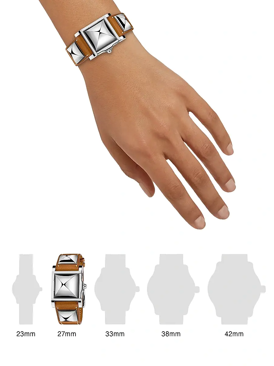 HERMÈS Women's Médor 27MM Stainless Steel & Leather Strap Watch - Natural | Thumbnail 2 HERMÈS Women's Médor 27MM Stainless Steel & Leather Strap Watch - Natural | Thumbnail 2
