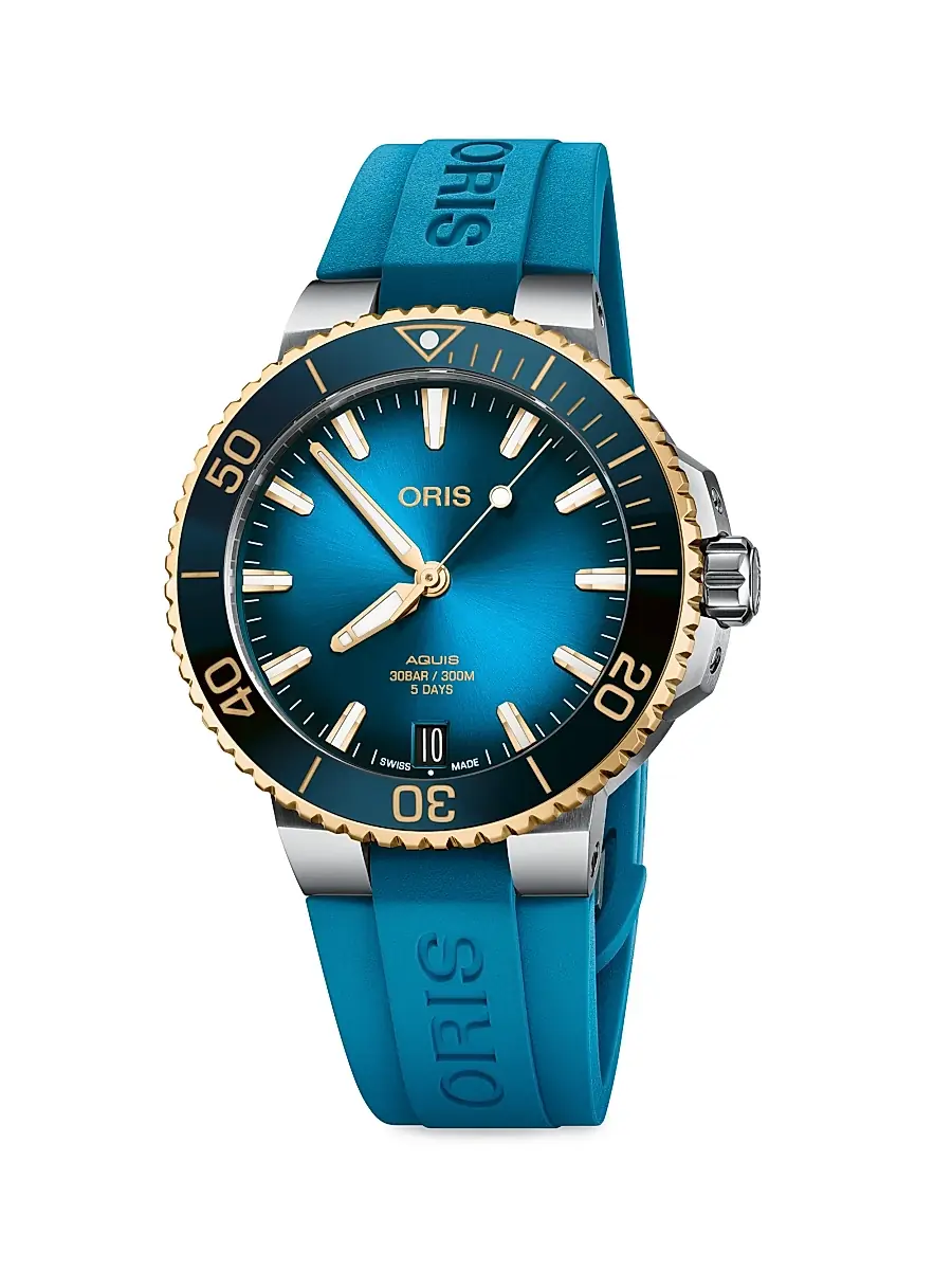 Oris Men's Aquis Date Calibre 400 Watch | Image 1 Oris Men's Aquis Date Calibre 400 Watch | Image 1