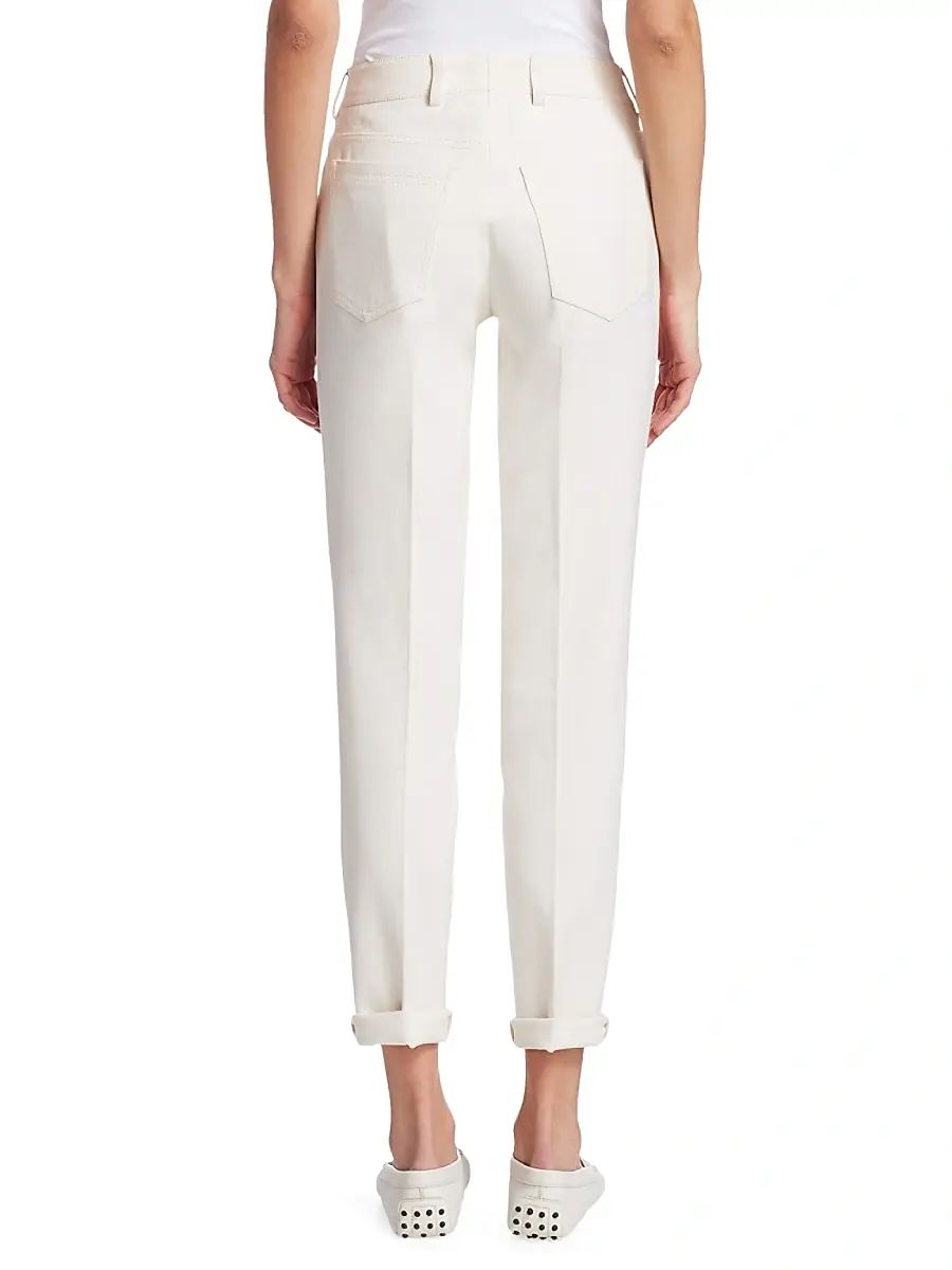 Akris Women's Magda Slim Roll-Hem Jeans | Thumbnail 5
