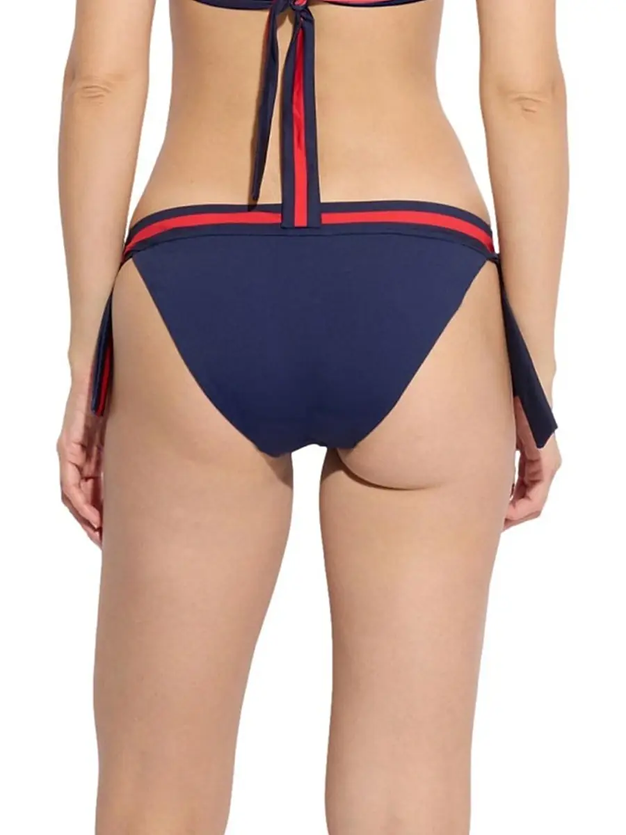 Vilebrequin Women's Striped Side-Tie Bikini Bottom | Thumbnail 4 Vilebrequin Women's Striped Side-Tie Bikini Bottom | Thumbnail 4
