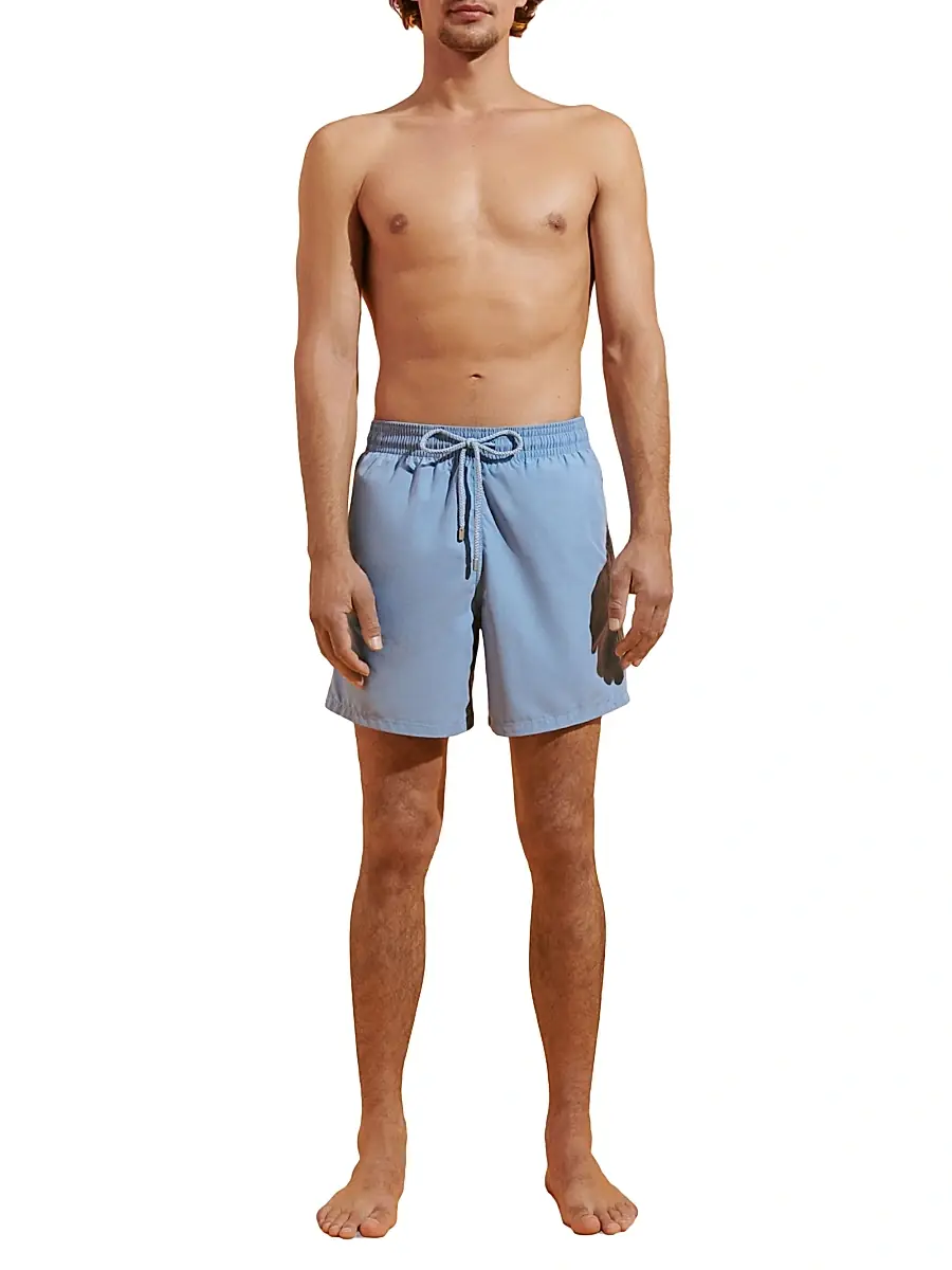 Vilebrequin Men's Moorea Drawstring Swim Shorts | Thumbnail 2 Vilebrequin Men's Moorea Drawstring Swim Shorts | Thumbnail 2