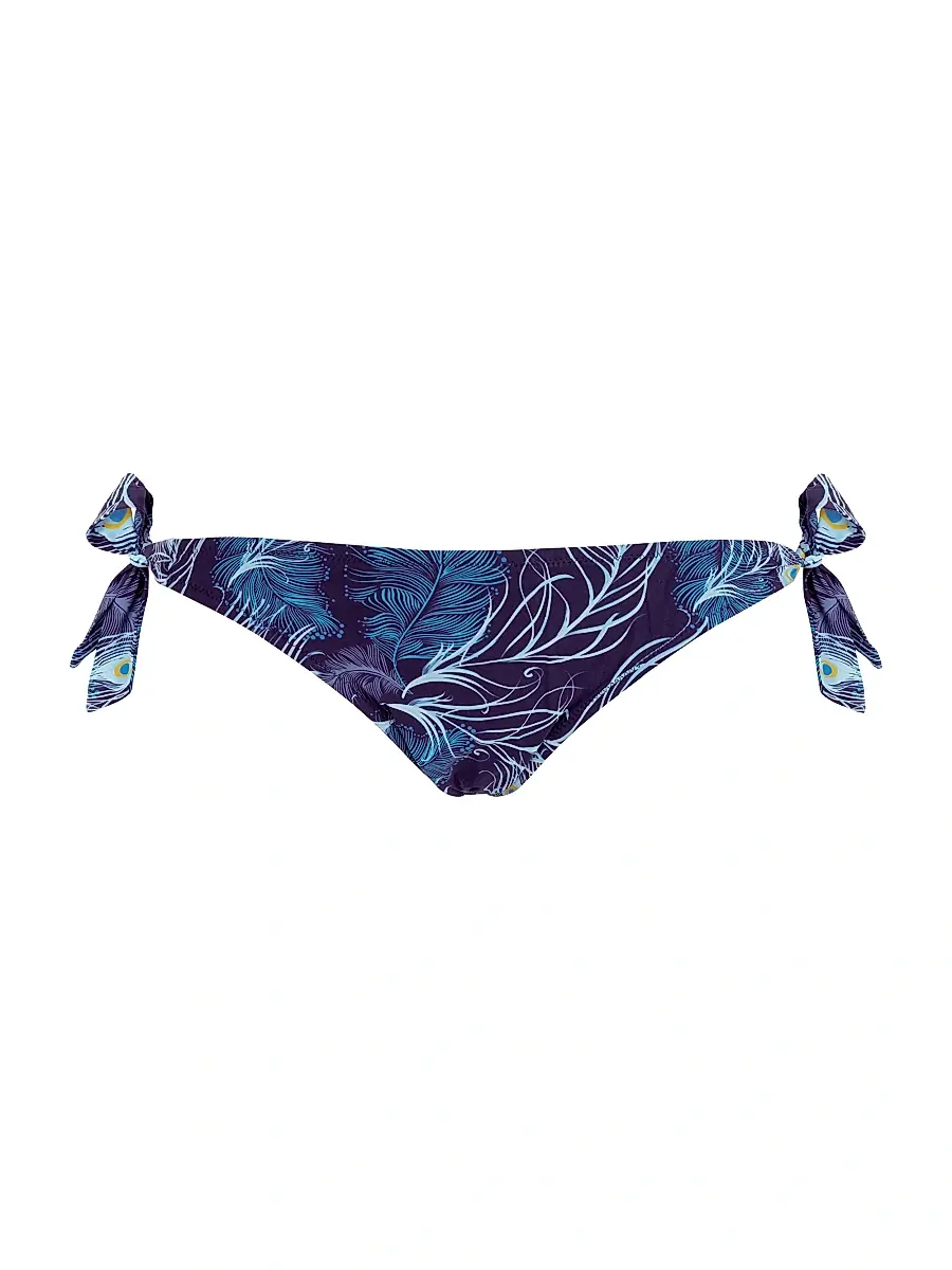 Vilebrequin Women's Eye Of The Wind Side-Tie Bikini Bottom - Blue | Image 1 Vilebrequin Women's Eye Of The Wind Side-Tie Bikini Bottom - Blue | Image 1