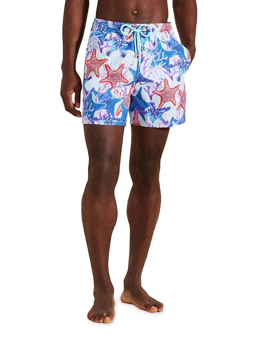 Vilebrequin Men's Glowed Stars Swim Trunks | Thumbnail 4 Vilebrequin Men's Glowed Stars Swim Trunks | Thumbnail 4