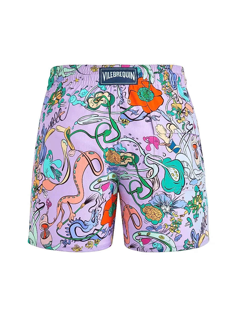 Vilebrequin Men's Opimogourou Graphic Swim Trunks | Thumbnail 2