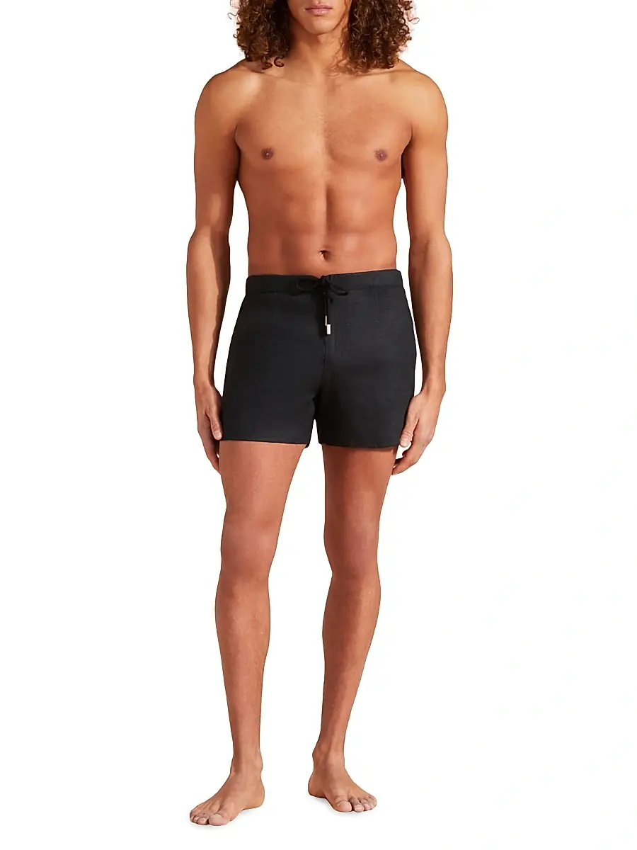 Vilebrequin Men's Linen Swim Shorts | Thumbnail 2 Vilebrequin Men's Linen Swim Shorts | Thumbnail 2