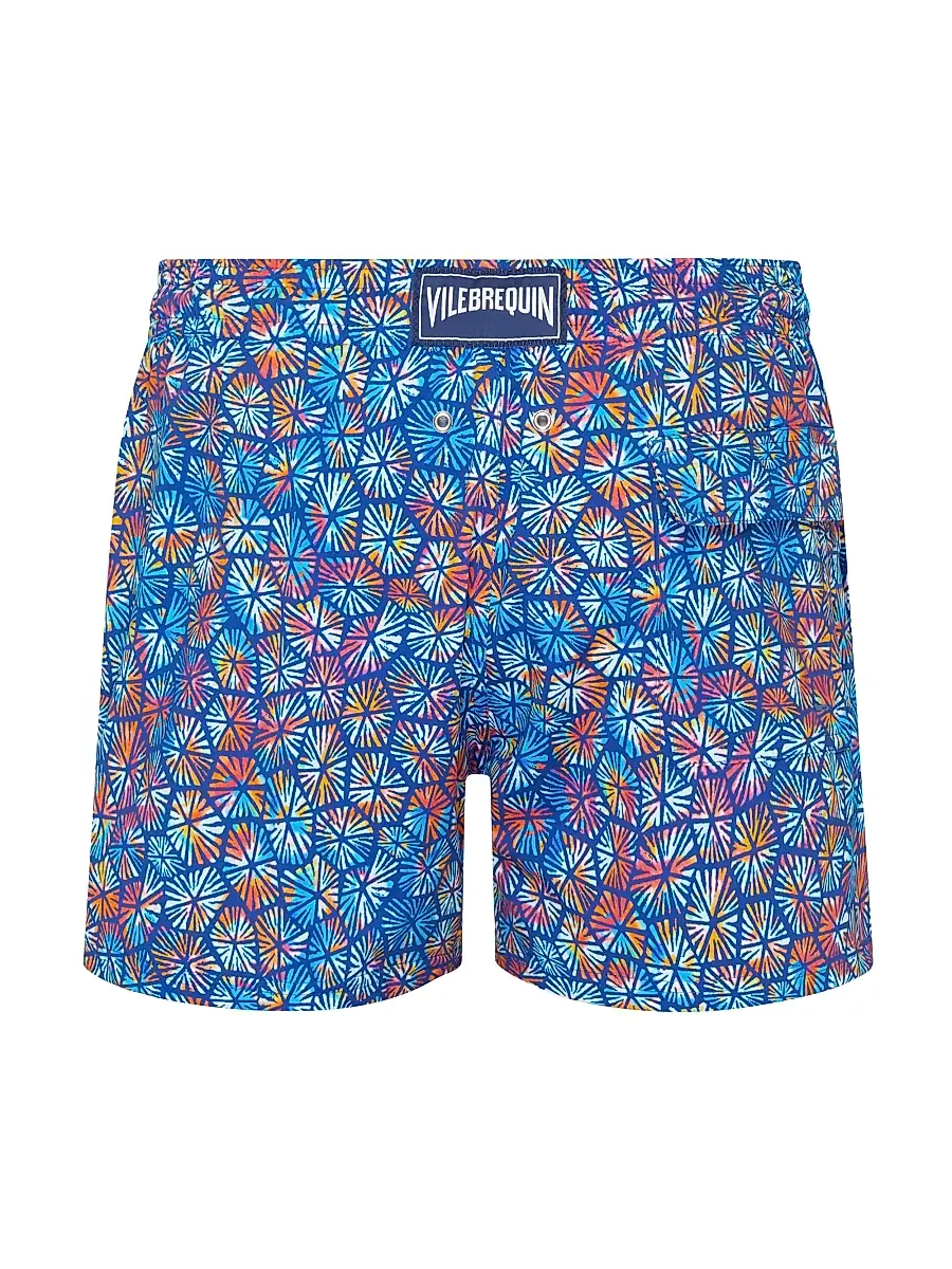 Vilebrequin Men's Carapa Abstract Swim Trunks | Thumbnail 3