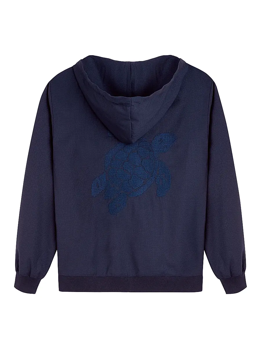 Vilebrequin Men's Tile Wool-Blend Hoodie | Thumbnail 2