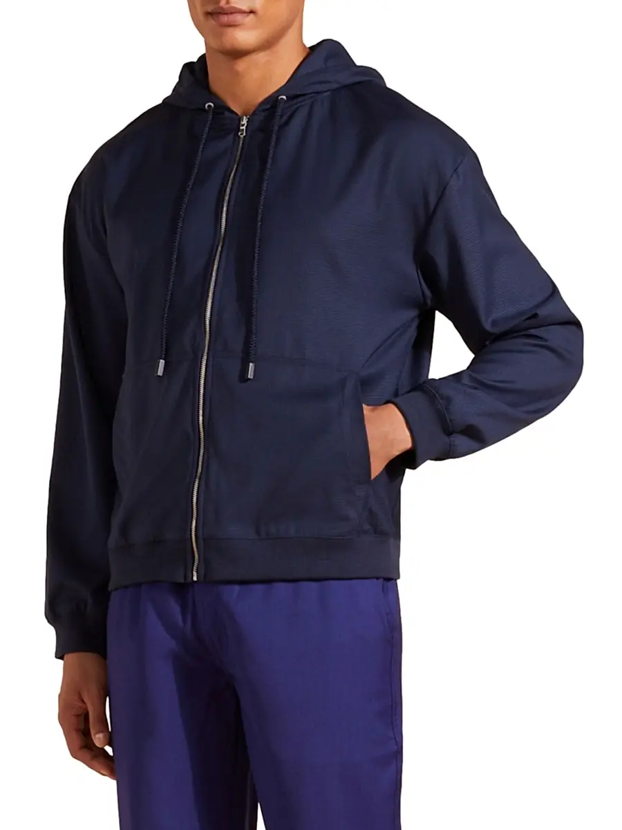Vilebrequin Men's Tile Wool-Blend Hoodie | Thumbnail 3