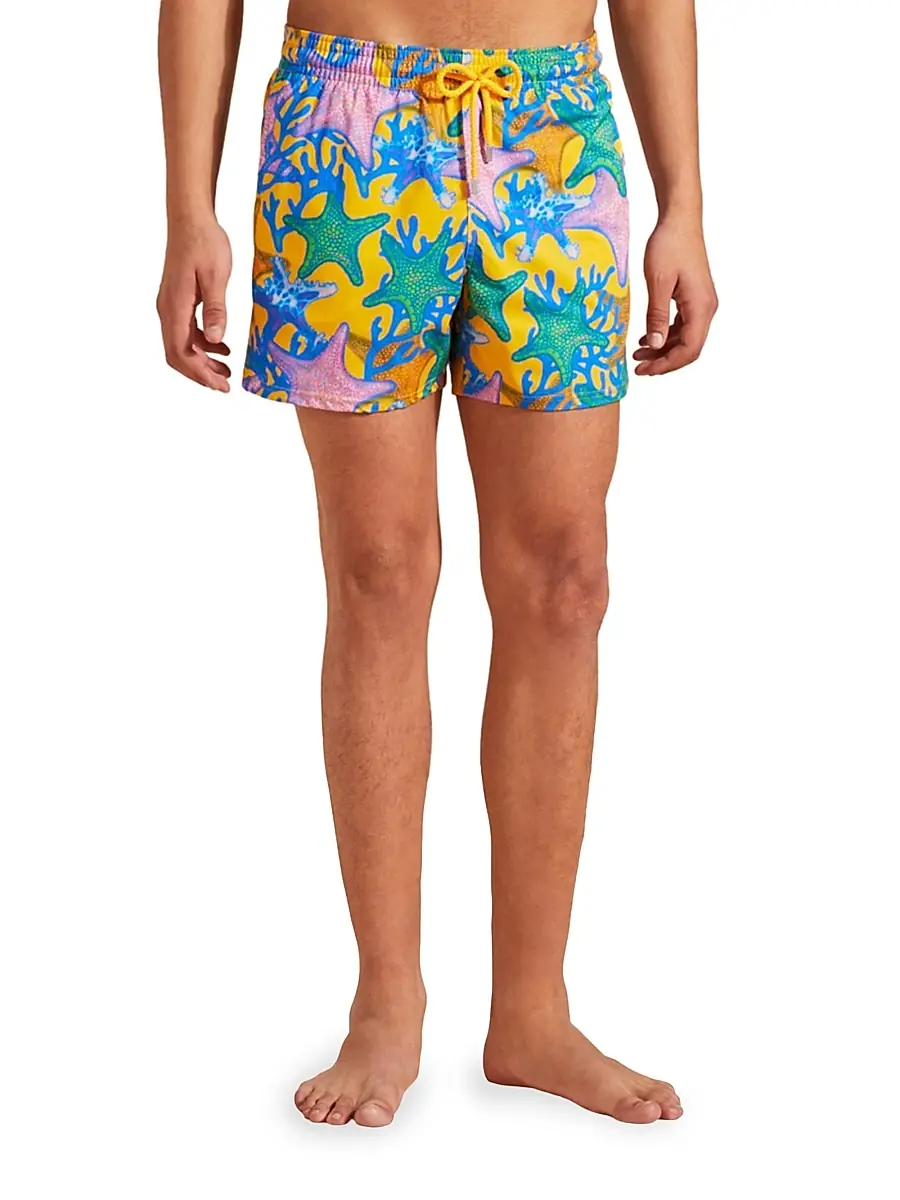 Vilebrequin Men's Glowed Star Graphic Swim Trunks | Thumbnail 4 Vilebrequin Men's Glowed Star Graphic Swim Trunks | Thumbnail 4