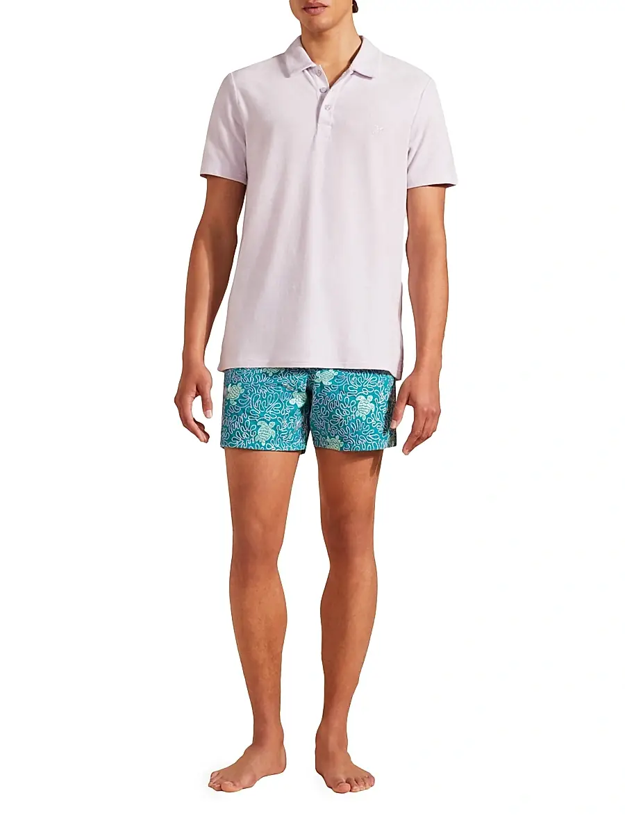 Vilebrequin Men's Terry Cloth Polo Shirt | Thumbnail 2