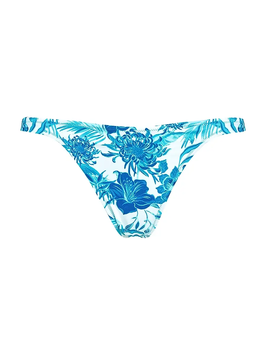Vilebrequin Women's Tahiti Flowers Bikini Bottom - Blanc | Image 1 Vilebrequin Women's Tahiti Flowers Bikini Bottom - Blanc | Image 1