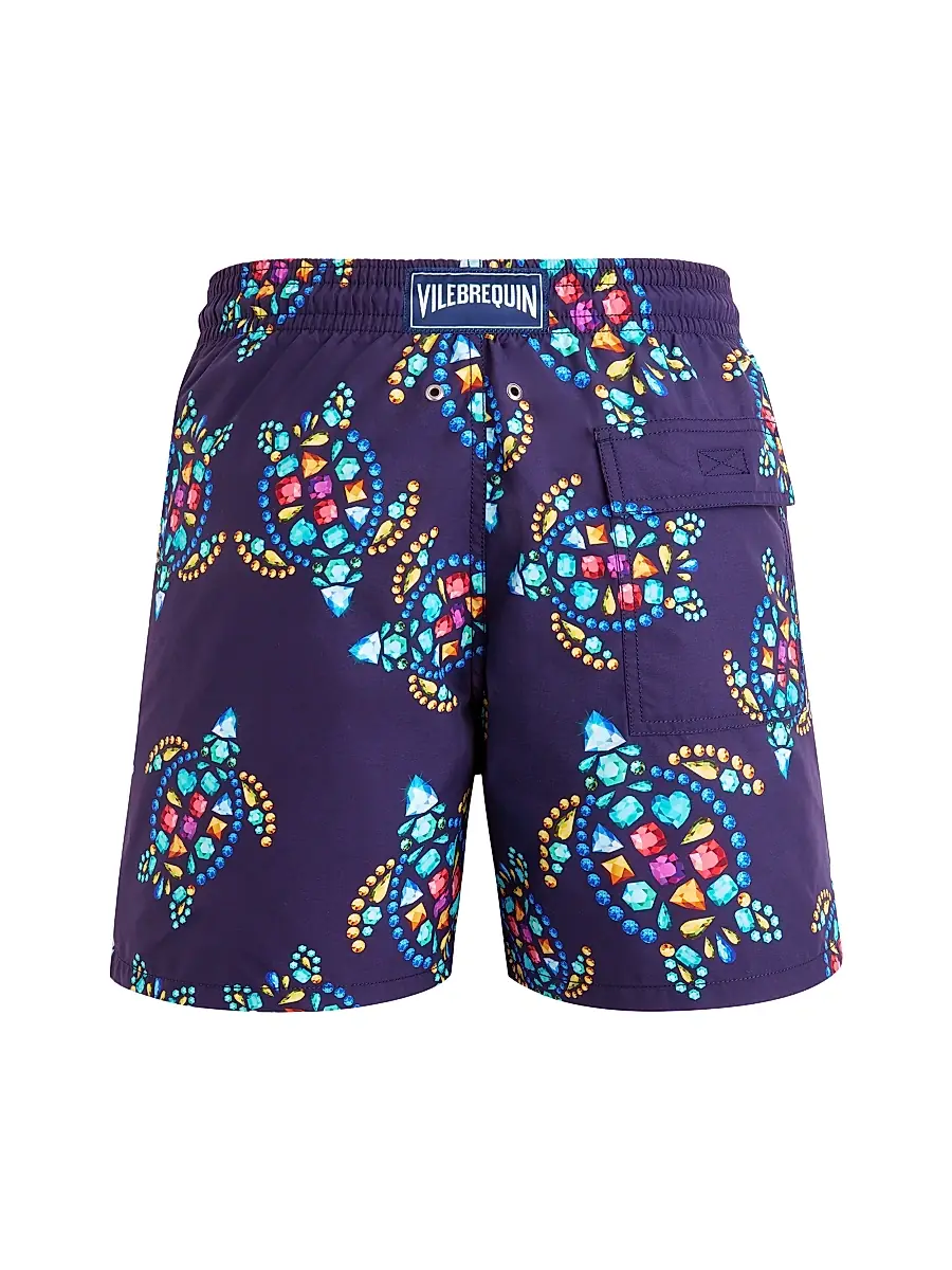 Vilebrequin Men's Vendôme Turtles Cotton Swim Shorts | Thumbnail 3 Vilebrequin Men's Vendôme Turtles Cotton Swim Shorts | Thumbnail 3