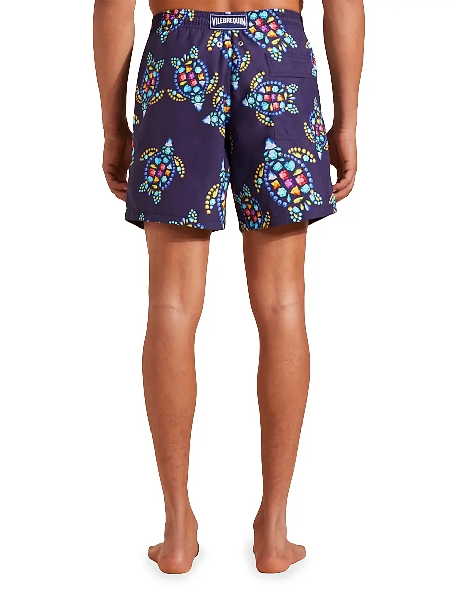Vilebrequin Men's Vendôme Turtles Cotton Swim Shorts | Thumbnail 5 Vilebrequin Men's Vendôme Turtles Cotton Swim Shorts | Thumbnail 5