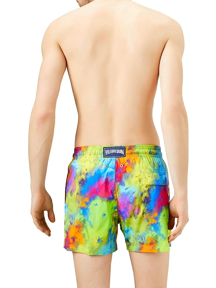 Vilebrequin Men's Holi Party SPX Tie-Dye Swim Shorts - Blue Batik Multi | Thumbnail 3 Vilebrequin Men's Holi Party SPX Tie-Dye Swim Shorts - Blue Batik Multi | Thumbnail 3