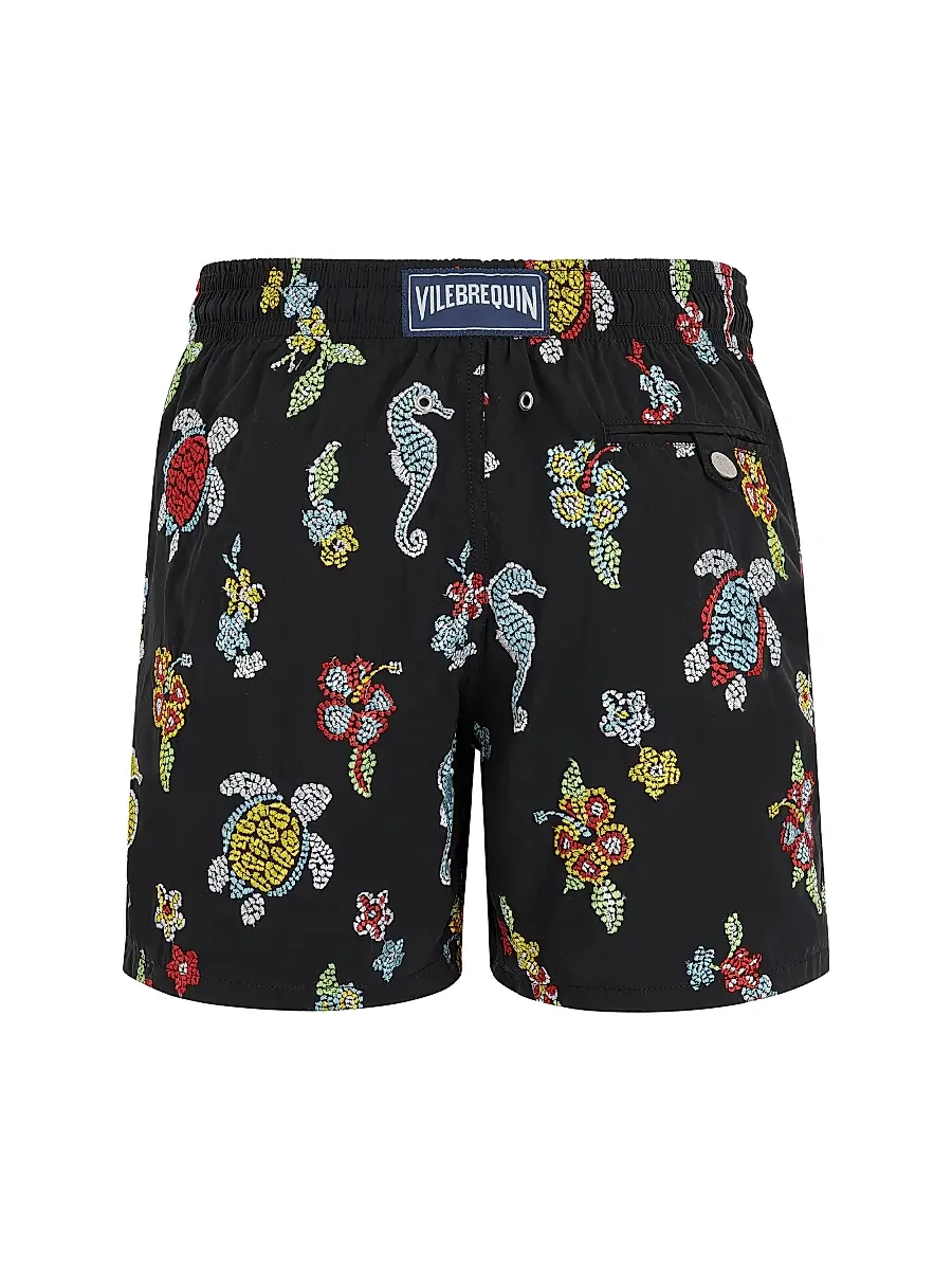 Vilebrequin Men's Mistral Turtle Swim Shorts | Thumbnail 3 Vilebrequin Men's Mistral Turtle Swim Shorts | Thumbnail 3