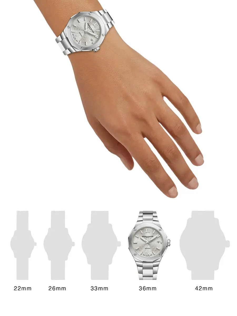 Baume & Mercier Women's Riviera 10615 Stainless Steel Bracelet Watch