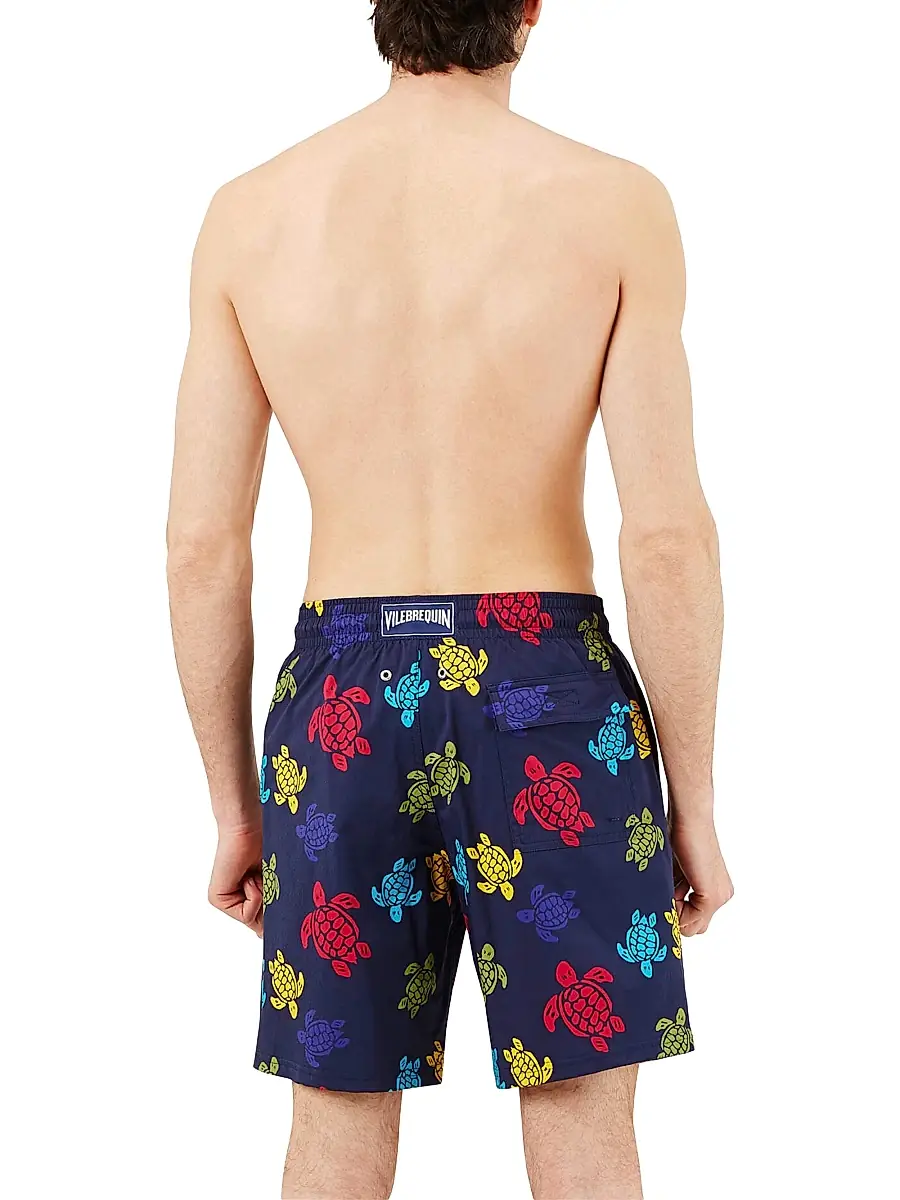 Vilebrequin Men's Okorise Turtle Swim Shorts - Navy | Thumbnail 3 Vilebrequin Men's Okorise Turtle Swim Shorts - Navy | Thumbnail 3