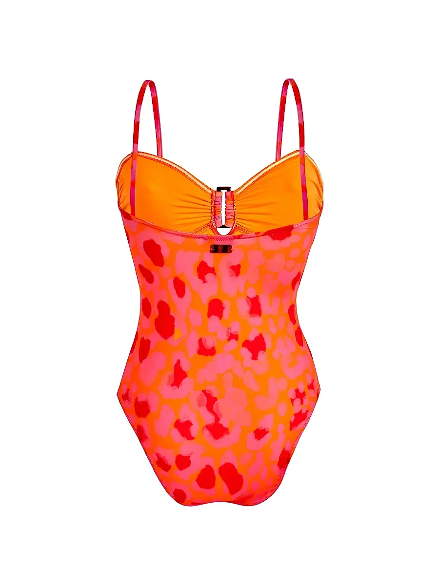 Vilebrequin Women's New Leopard Underwire One-Piece Swimsuit | Thumbnail 2 Vilebrequin Women's New Leopard Underwire One-Piece Swimsuit | Thumbnail 2
